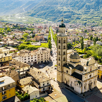 immagine della città di Sondrio